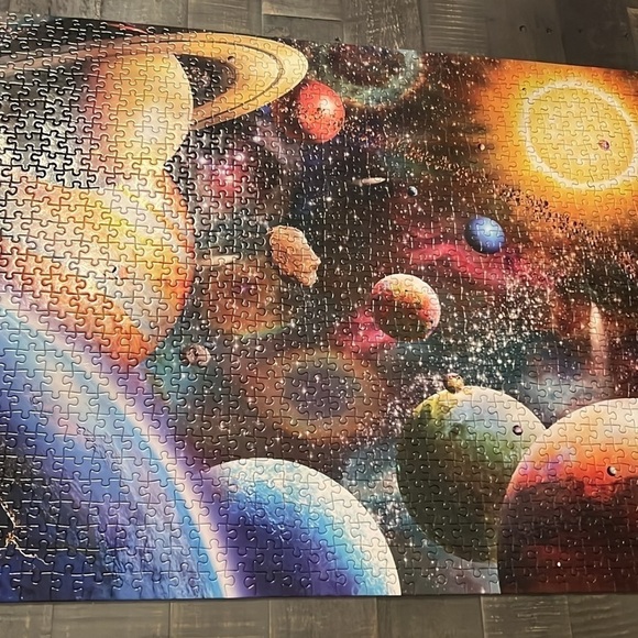 Nattork 1000 Piece Jigsaw Puzzle Space & Planets Size 27X20 - Picture 3 of 6